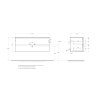 База под раковину BELBAGNO KRAFT-1200-2C-SO-VO